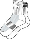 SX1756-109 NIKE,DRI FIT网球中长袜,耐克 附件 袜子 配件/装备
